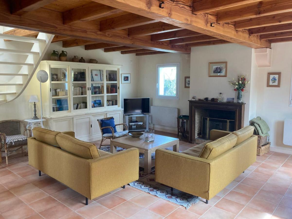 Charmante Maison A Sauzon Avec Grand Jardin, Proche Commerces Et Plage - Fr-1-418-82 エクステリア 写真